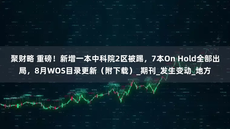 聚财略 重磅！新增一本中科院2区被踢，7本On Hold全部出局，8月WOS目录更新（附下载）_期刊_发生变动_地方